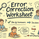 Error Correction Worksheet for class VI-VIII