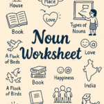 Noun Worksheet for class VI-VIII