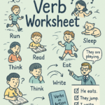 Verb Worksheet for class VI-VIII