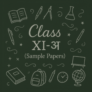 class xi a hindi sample papers