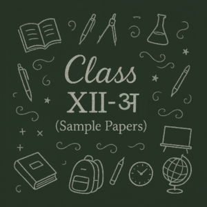 class xii a hindi sample papers